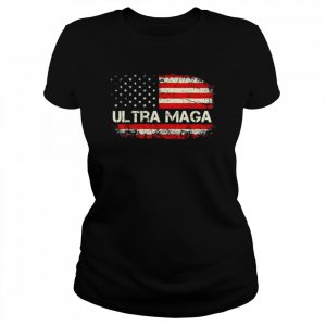 Ultra Maga Proud Ultra-Maga US Flag Shirt Classic Women's T-shirt