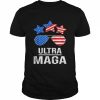 Ultra Maga Us Flag Sunglasses Ultra-Maga Vintage Retro Shirt Classic Men's T-shirt