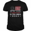 Ultra Maga We The People Proud 2024 Election Usa Flag T-Shirt Classic Men's T-shirt