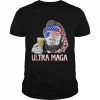 Ultra maga 4th of july abraham Lincoln drinking usa flag  Classic Men's T-shirt