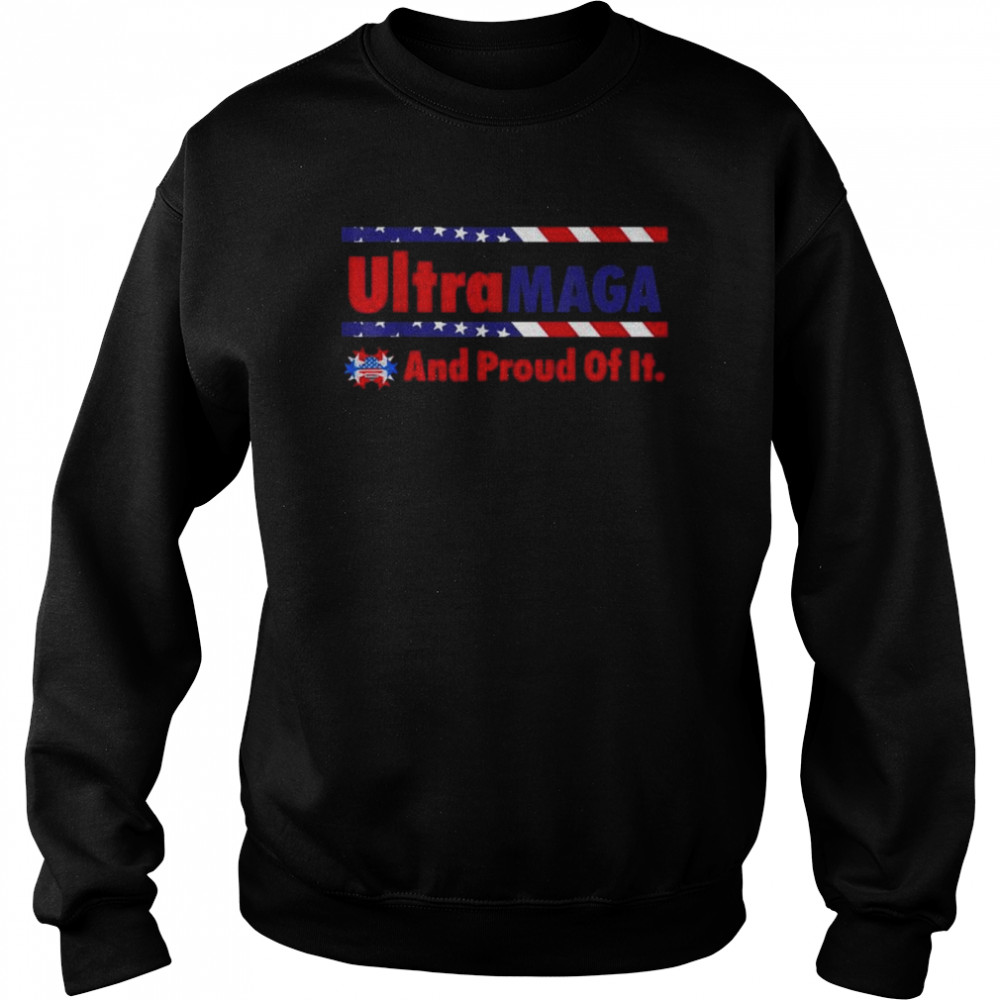 Ultra maga and proud of it vintage American flag  Unisex Sweatshirt