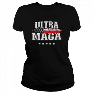 Ultra maga anti biden us flag pro Trump we the people  Classic Women's T-shirt