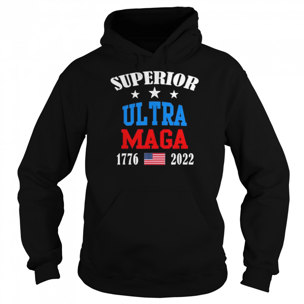 Ultra maga pro Trump 2024 Trump maga king antI Biden  Unisex Hoodie