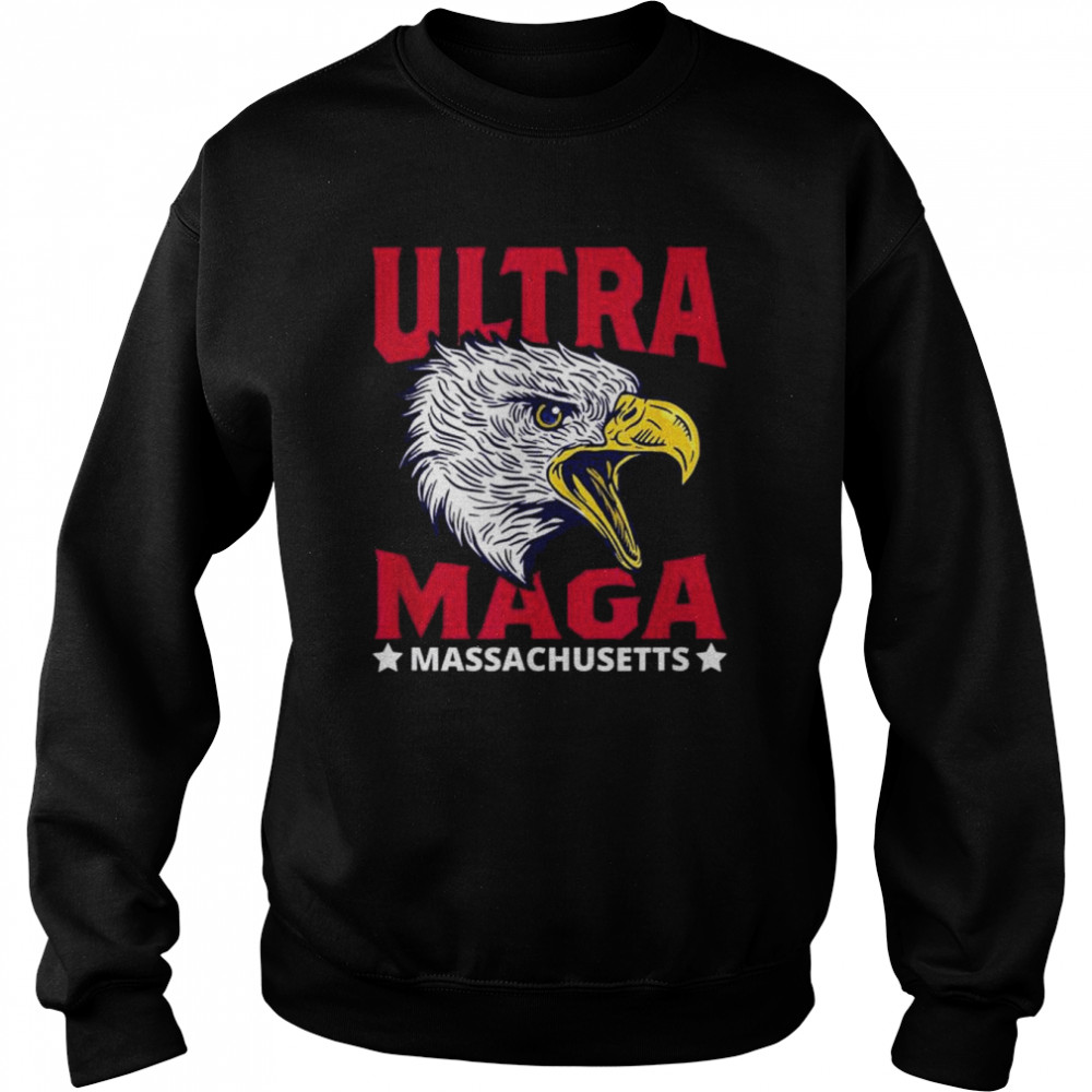 Ultra maga proud ultra-maga massachusetts  Unisex Sweatshirt