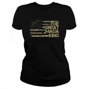 Ultra maga the great maga king pro Trump American flag  Classic Women's T-shirt