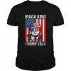 Ultra-maga the great ultra maga king Trump 4th july American flag  Classic Men's T-shirt