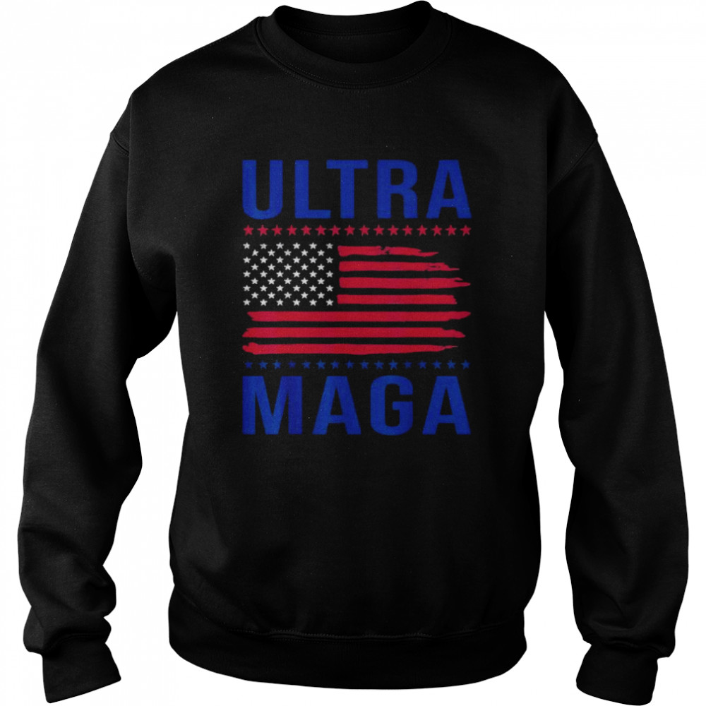 Ultra maga trendy American flag going out made in usa  Unisex Sweatshirt