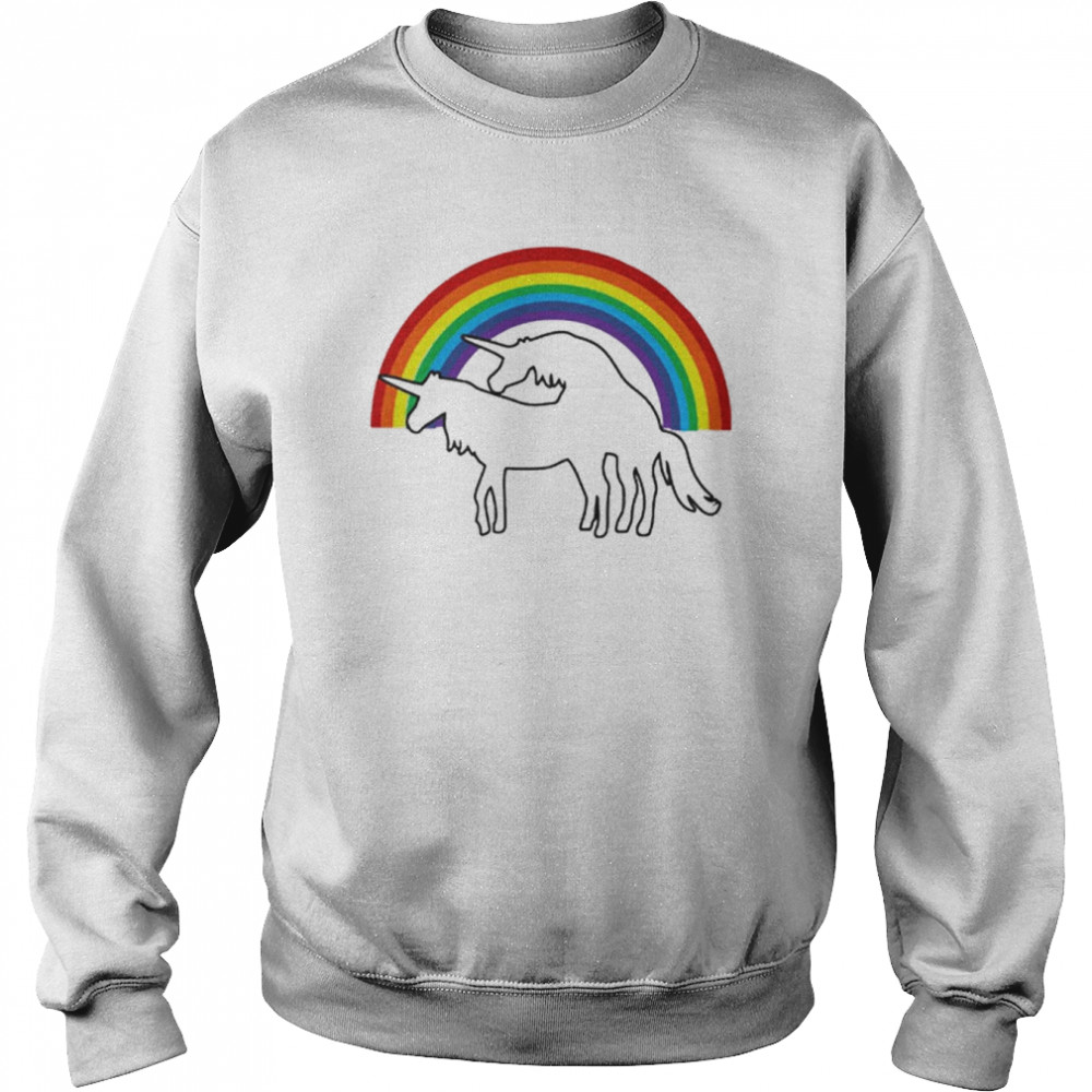 Uniporn Unicorn Parody T- Unisex Sweatshirt