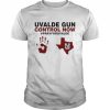 Uvalde Gun Control Now Pray For Uvalde Hand and Texas Shirt Classic Men's T-shirt