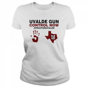 Uvalde Gun Control Now Pray For Uvalde Hand and Texas Shirt Classic Women's T-shirt