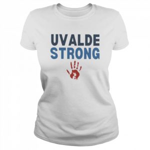 Uvalde Strong Hand Pray For Texas Protect Our Children Shirt Classic Women's T-shirt