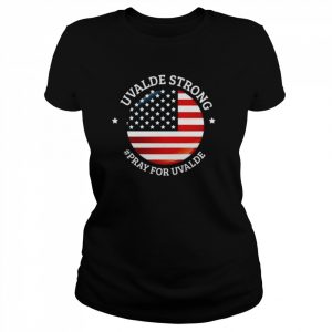 Uvalde Texas protect our children uvalde strong American flag  Classic Women's T-shirt