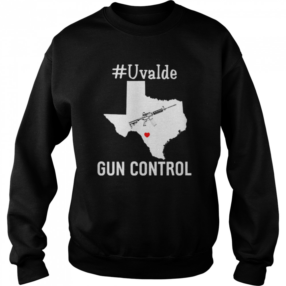 Uvalde gun control now pray for Texas  Unisex Sweatshirt