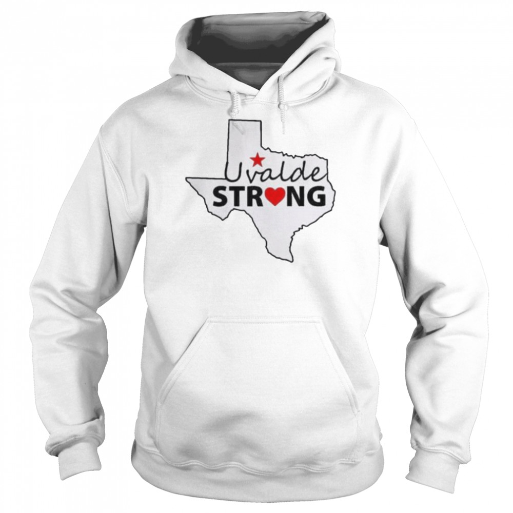 Uvalde strong gun control now Texas  Unisex Hoodie