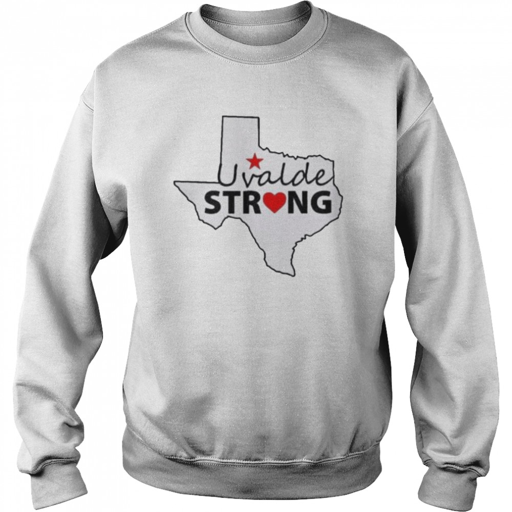 Uvalde strong gun control now Texas  Unisex Sweatshirt