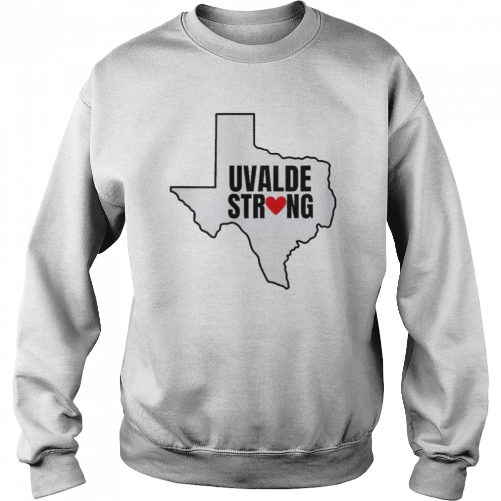 Uvalde strong pray for Texas Texas shooting  Unisex Sweatshirt