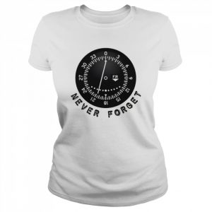 VOR OBS CDI Aviation Navigation Indicator NEVER FORGET Shirt Classic Women's T-shirt