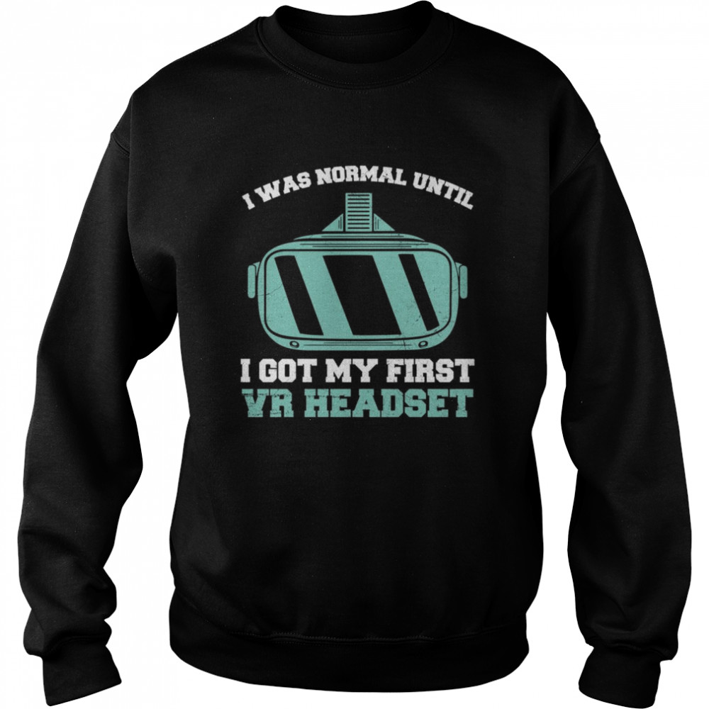 VR Player Design for a Virtual Reality Nerd Shirt Unisex Sweatshirt