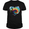 Valentines Day Crawfishs Marine Biology Tie Dye Shirt Classic Men's T-shirt