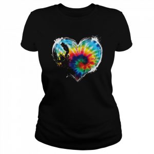 Valentines Day Crawfishs Marine Biology Tie Dye Shirt Classic Women's T-shirt