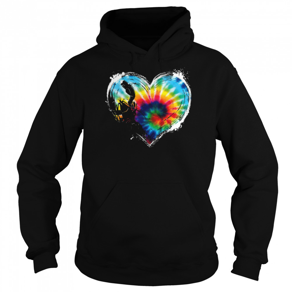 Valentines Day Crawfishs Marine Biology Tie Dye Shirt Unisex Hoodie