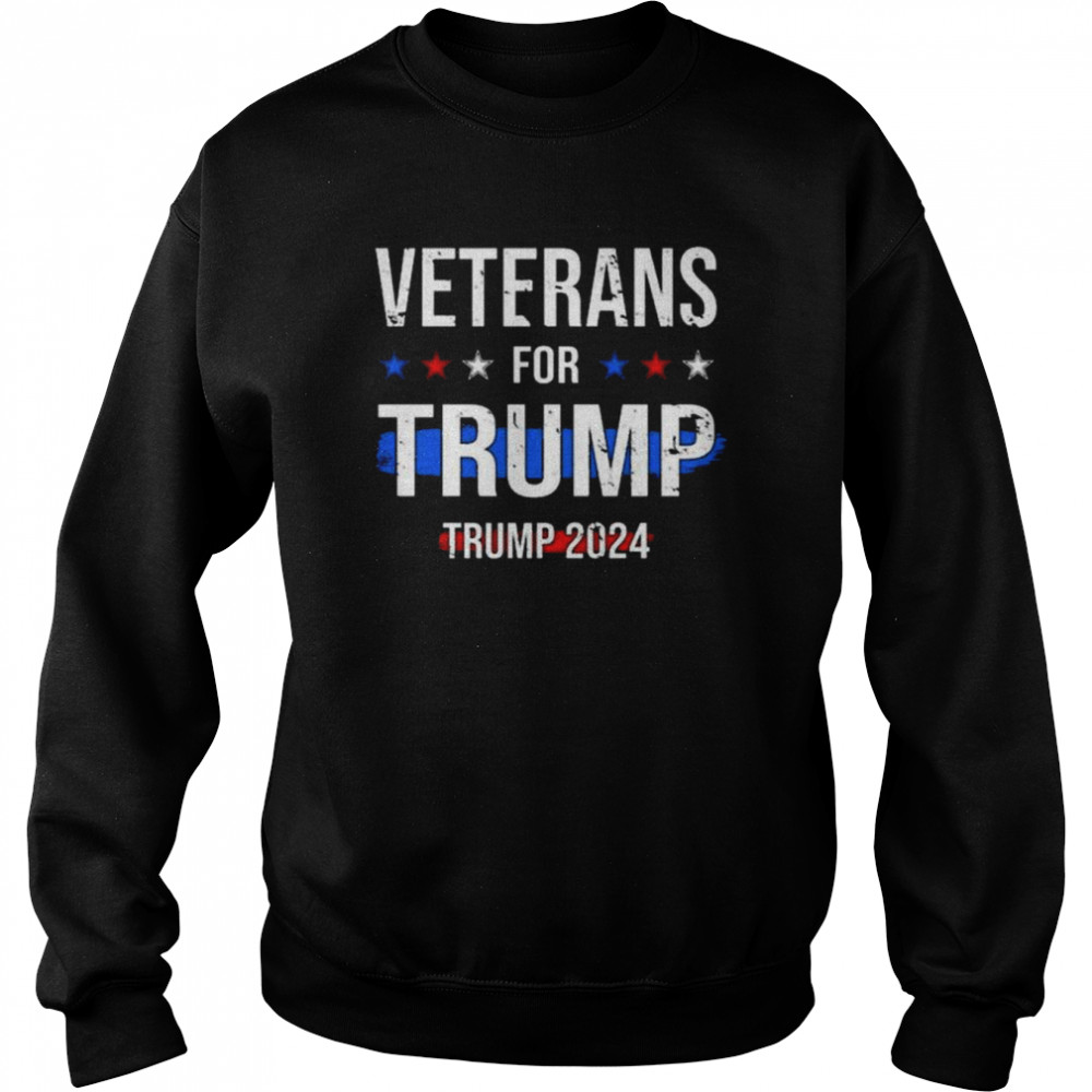 Veterans for Trump 2024  Unisex Sweatshirt