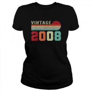 Vintage 2008 14 Years Old Boys and Girls 14th Birthday Shirt Classic Women's T-shirt