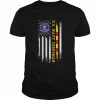 Vintage American Flag Proud US Navy Corpsman Vietnam Veteran Shirt Classic Men's T-shirt