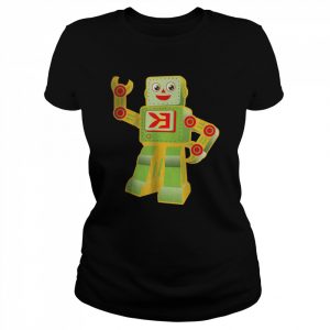 Vintage I Love Robots Robotics Engineer Technician T-Shirt Classic Women's T-shirt