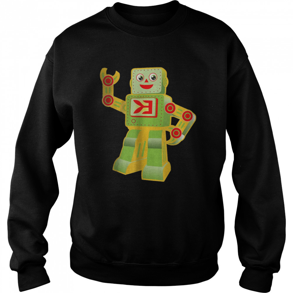 Vintage I Love Robots Robotics Engineer Technician T-Shirt Unisex Sweatshirt