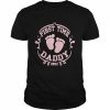 Vintage first time daddy 2022 baby feet new dad fathers day  Classic Men's T-shirt