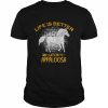 Vintage life is better with an appaloosa horse rider  Classic Men's T-shirt