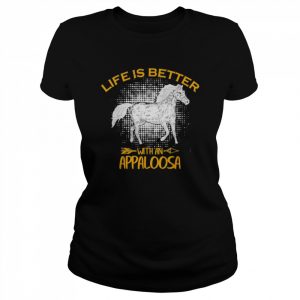 Vintage life is better with an appaloosa horse rider  Classic Women's T-shirt