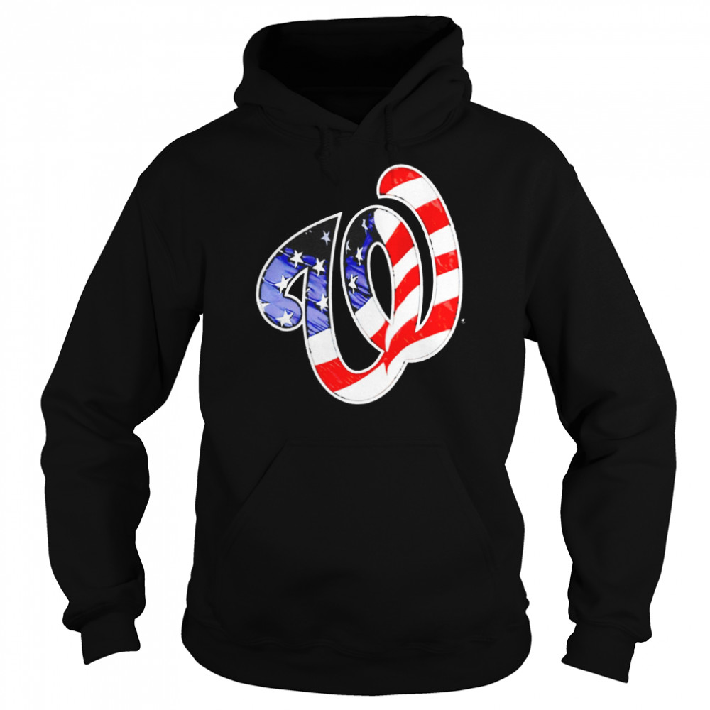 Washington Nationals Baseball W logo 2022 T- Unisex Hoodie