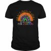 We are hungry for learning rainbow caterpillar teacher  Classic Men's T-shirt