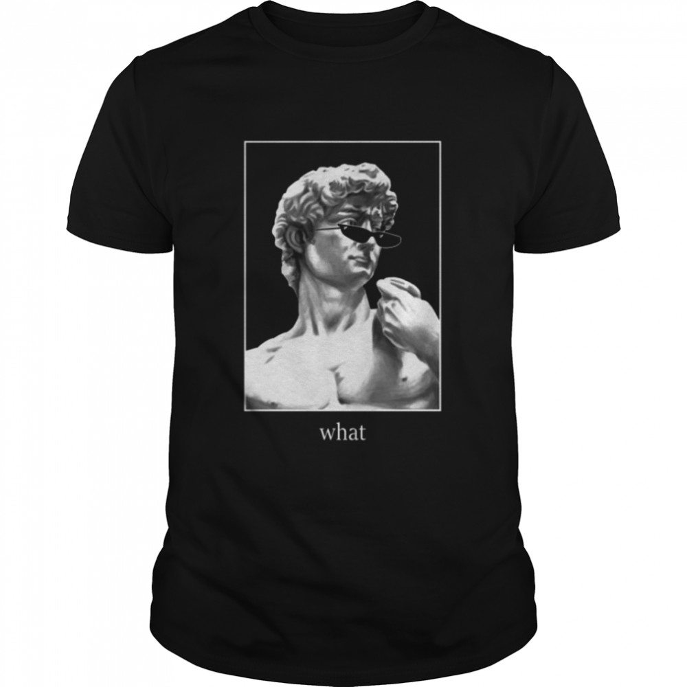 What Art Michelangelo retro 90s EBoy EGirl Savage Meme Art Shirt