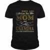 When God Gifted Me Two Titles Mom And Grandma He Knew T-Shirt Classic Men's T-shirt