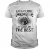 When God Made Granddaughters He Gave Me The Best Granddaughters Shirt Classic Men's T-shirt