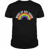 Witzige RegenbogenFlagge Woke Up Gay Again, LGBTZitate Raglan Shirt Classic Men's T-shirt