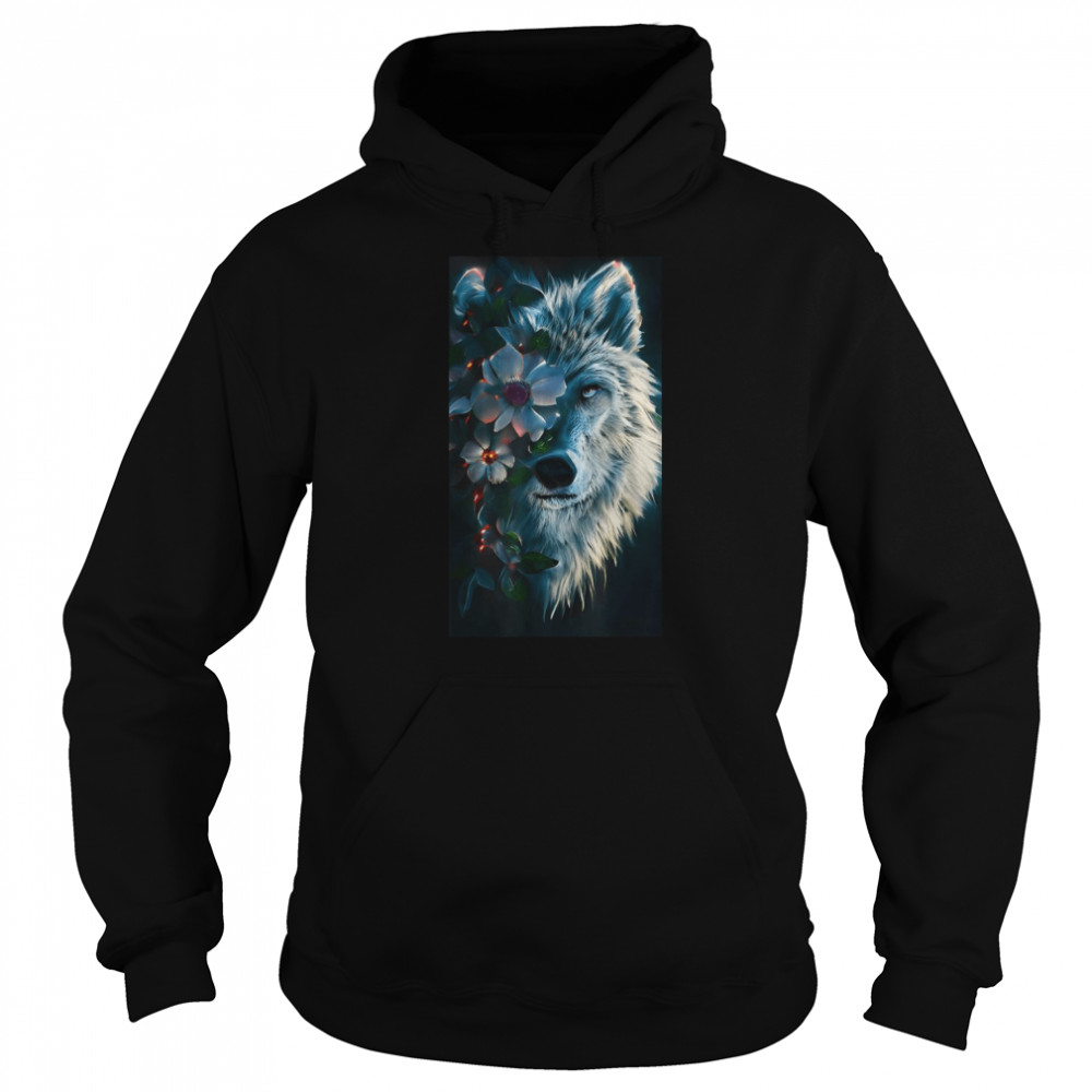 Wolf art and wolf drawings has been around for centuries T-Shirt Unisex Hoodie