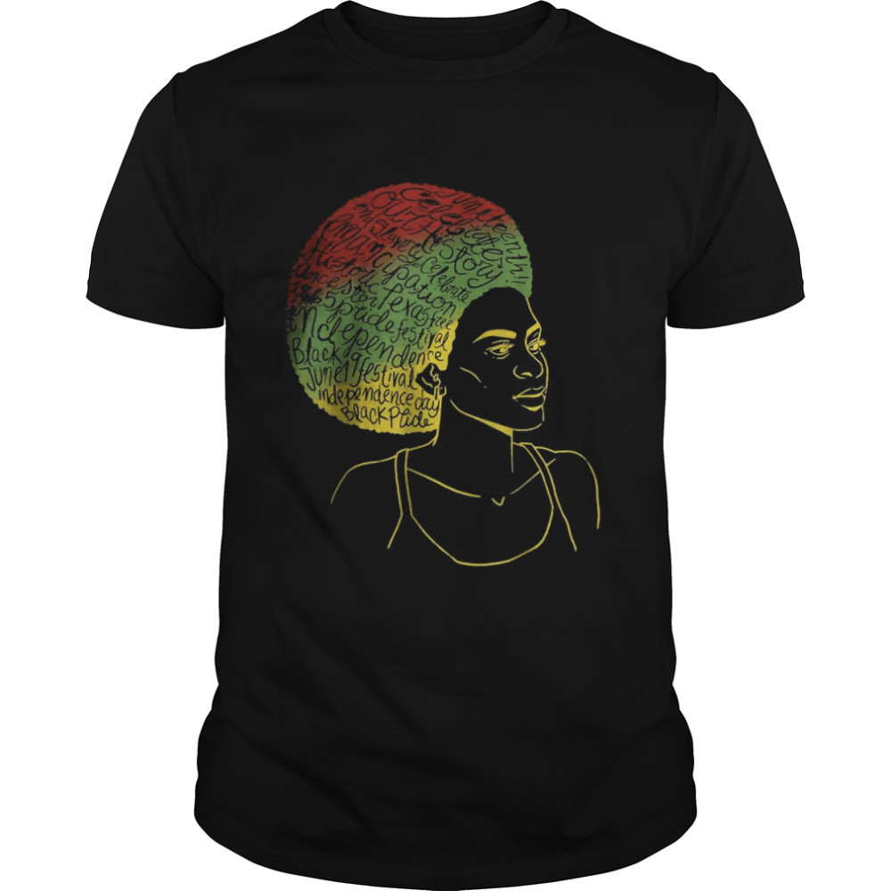 Women Juneteenth Sunflower T-Shirt