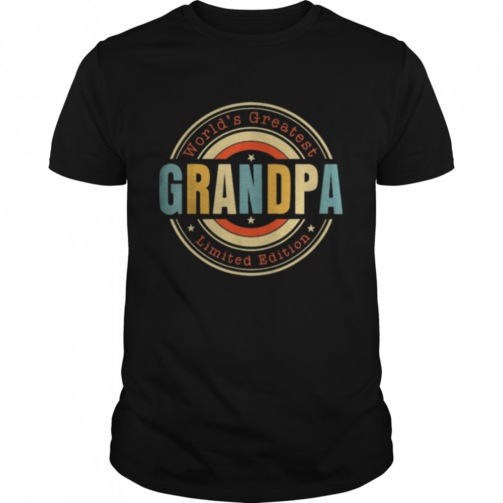 World’s Greatest Grandpa Limited Edition Father’s Day T-shirt