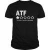 aTF not font of would not recomend  Classic Men's T-shirt