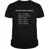 alternative big O notation  Classic Men's T-shirt