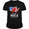 american flag ultra maga and proud of it  Classic Men's T-shirt