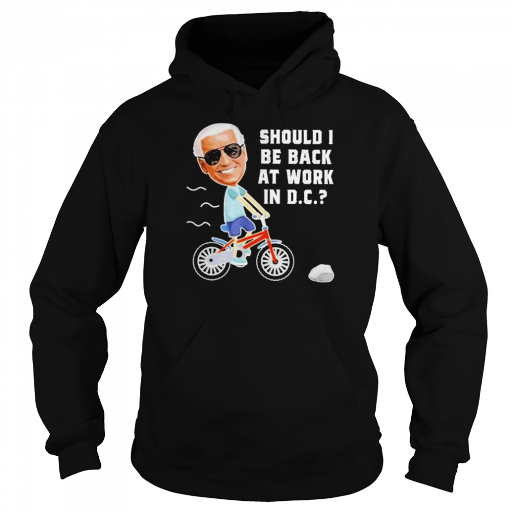 biden should i be back at work in d.c  Unisex Hoodie