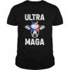 cow 4th of July ultra maga  Classic Men's T-shirt