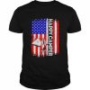 happy camper American flag 4th of July  Classic Men's T-shirt