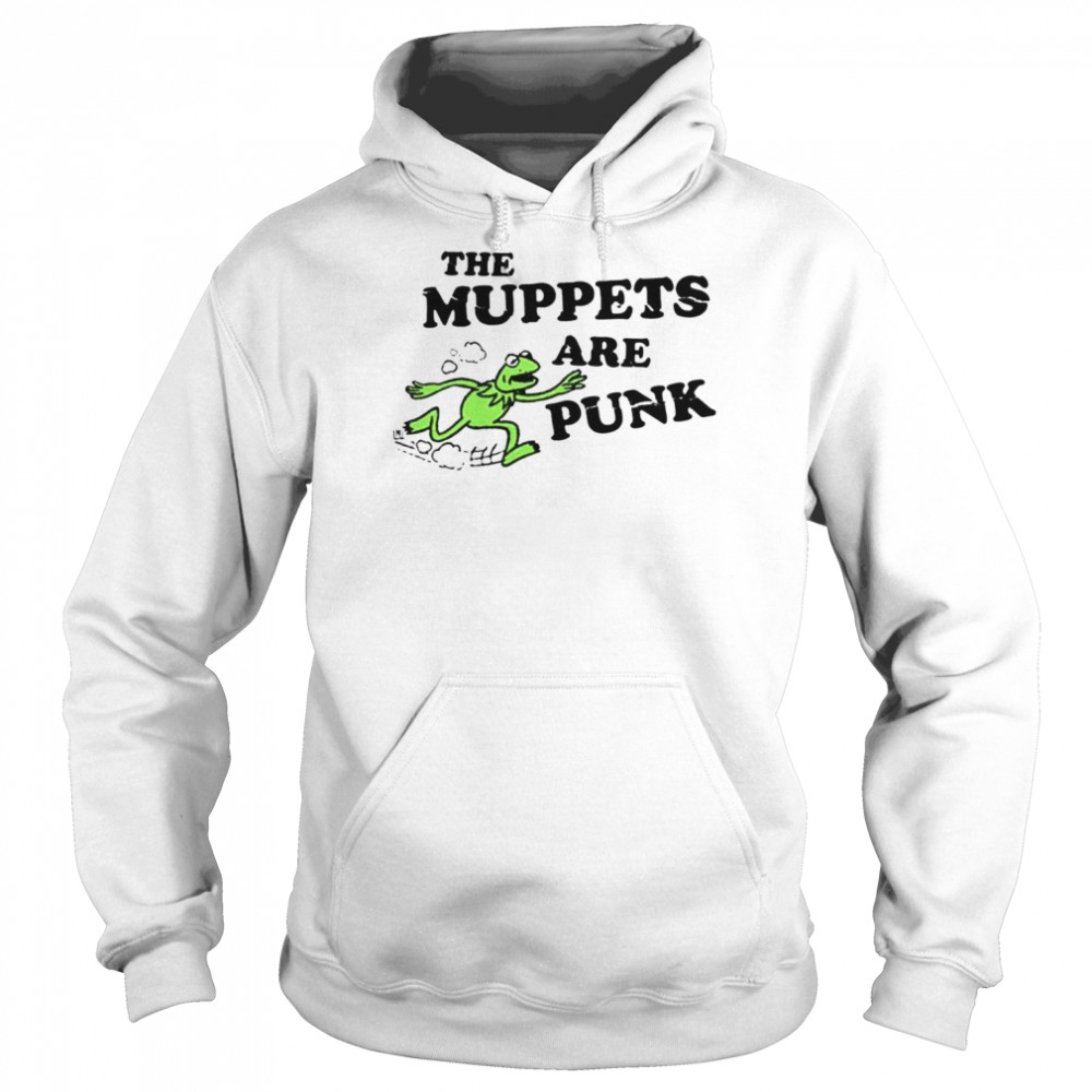 kermit the muppets are punk  Unisex Hoodie