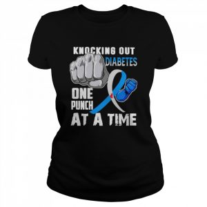 knocking out diabetes one punch at a time  Classic Women's T-shirt